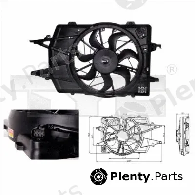 TYC 810-0018 — Fan, engine cooling