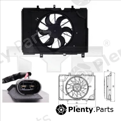 TYC 821-0001 — Fan, engine cooling