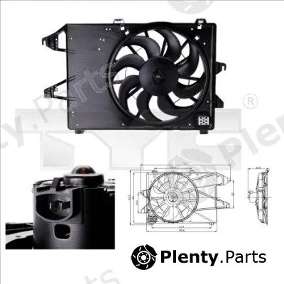 TYC 810-0006 — Fan, engine cooling