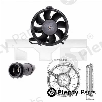 TYC 802-0005 — Fan, engine cooling