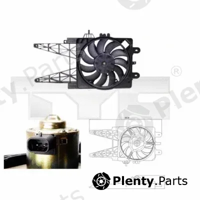 TYC 809-0008 — Fan, engine cooling