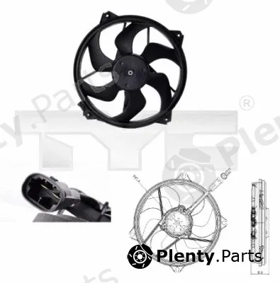 TYC 805-0008 — Fan, engine cooling
