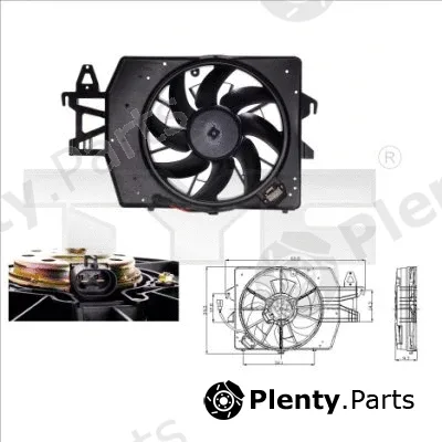 TYC 810-0040 — Fan, engine cooling