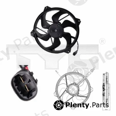 TYC 826-0006 — Fan, engine cooling