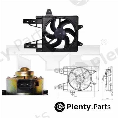TYC 809-0013 — Fan, engine cooling