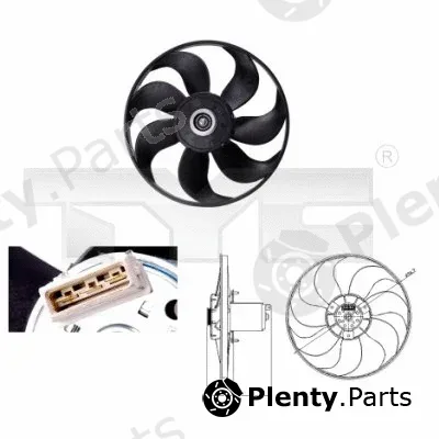 TYC 837-0013 — Fan, engine cooling