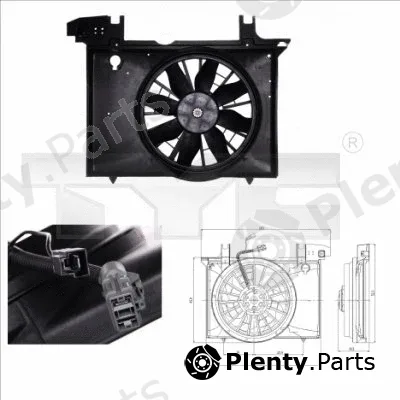 TYC 838-0005 — Fan, engine cooling