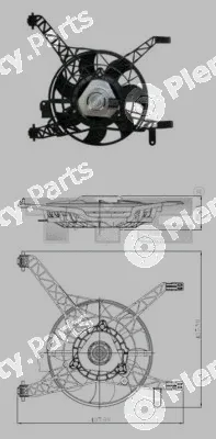 TYC 810-0041 — Fan, engine cooling