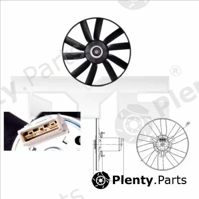 TYC 831-0002 — Fan, engine cooling