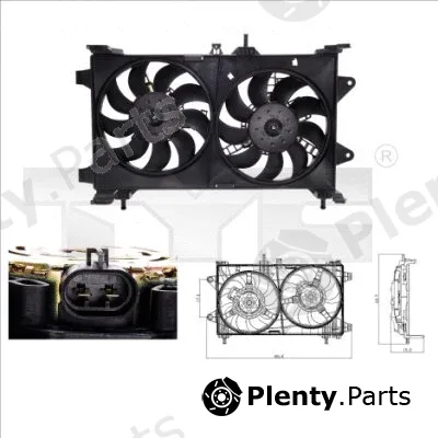 TYC 809-0002 — Fan, engine cooling