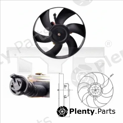 TYC 831-0004 — Fan, engine cooling