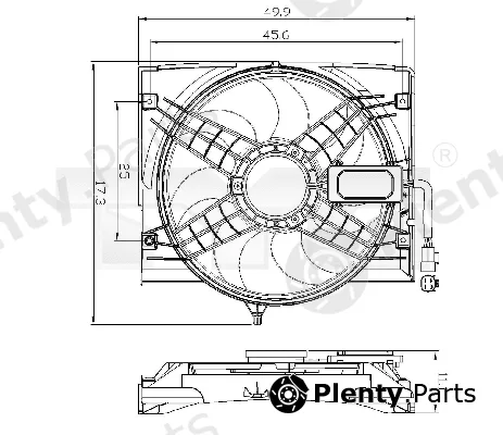 TYC 803-0011 — Fan, engine cooling