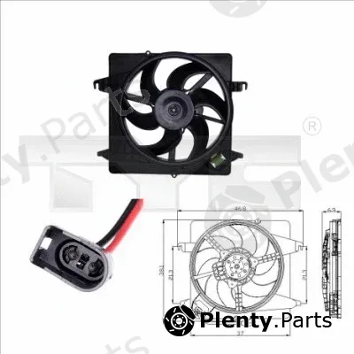 TYC 810-0014 — Fan, engine cooling