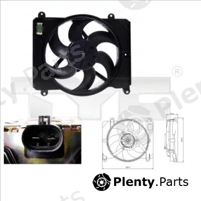 TYC 809-0014 — Fan, engine cooling
