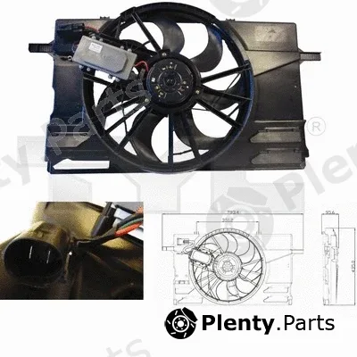 TYC 838-0007 — Fan, engine cooling