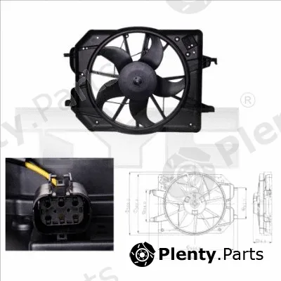 TYC 810-0020 — Fan, engine cooling