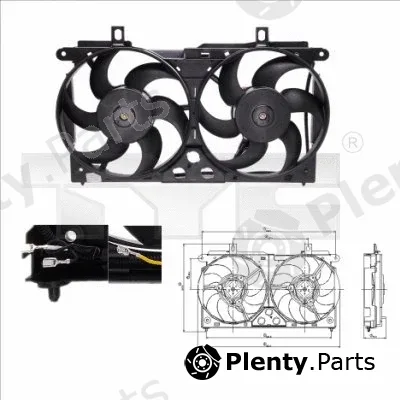 TYC 805-0002 — Fan, engine cooling