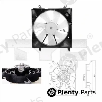 TYC 836-0010 — Fan, engine cooling