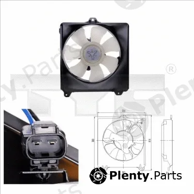 TYC 836-0007 — Fan, engine cooling