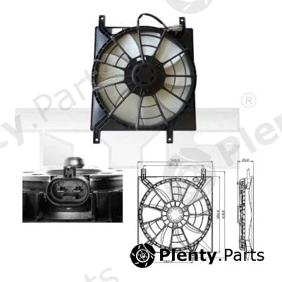 TYC 809-0015 — Fan, engine cooling