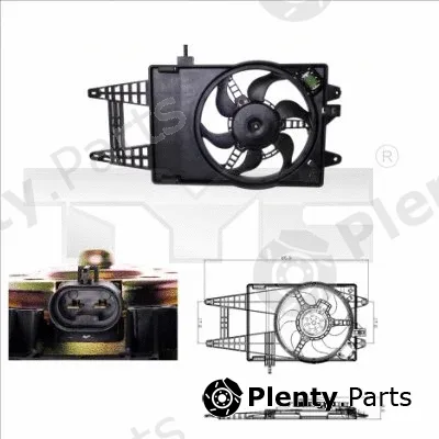 TYC 809-0006 — Fan, engine cooling