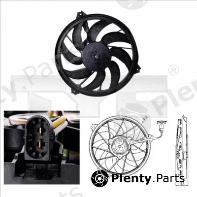 TYC 826-0003 — Fan, engine cooling