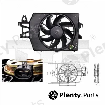 TYC 810-0034 — Fan, engine cooling