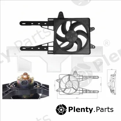 TYC 809-0007 — Fan, engine cooling