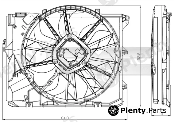 TYC 803-0012 — Fan, engine cooling