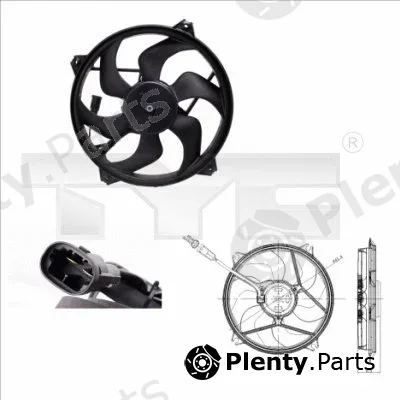 TYC 805-0007 — Fan, engine cooling