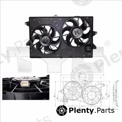 TYC 810-0002 — Fan, engine cooling