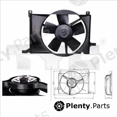 TYC 825-0002 — Fan, engine cooling