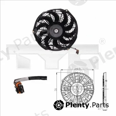 TYC 825-0005 — Fan, engine cooling