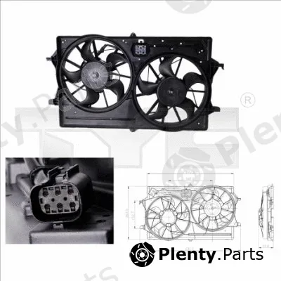 TYC 810-0016 — Fan, engine cooling
