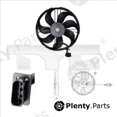 TYC 837-0018 — Fan, engine cooling