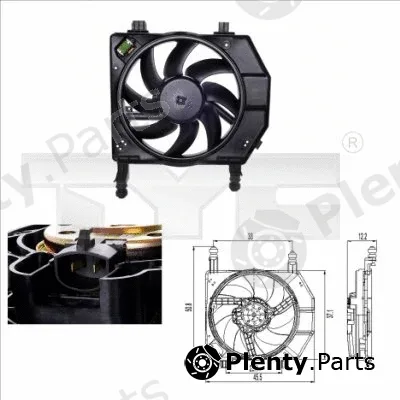 TYC 810-0033 — Fan, engine cooling