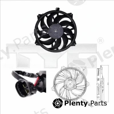 TYC 805-0006 — Fan, engine cooling