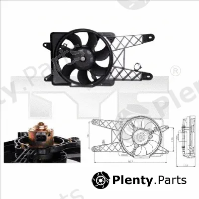 TYC 809-0012 — Fan, engine cooling