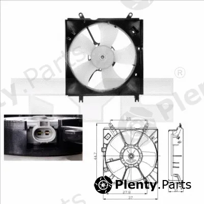 TYC 836-0008 — Fan, engine cooling