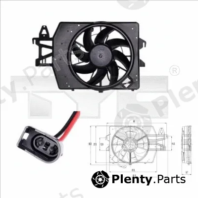 TYC 810-0032 — Fan, engine cooling