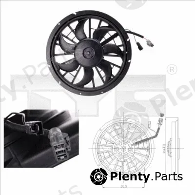 TYC 838-0002 — Fan, engine cooling