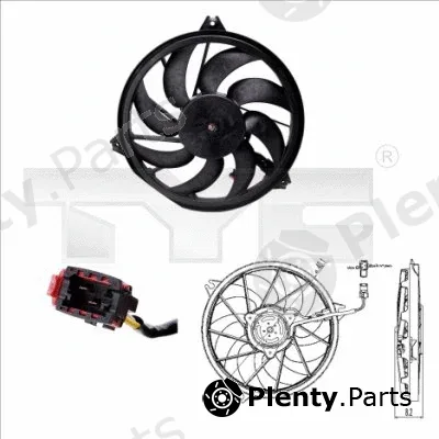 TYC 826-0005 — Fan, engine cooling