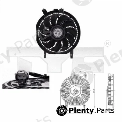 TYC 836-0004 — Fan, engine cooling