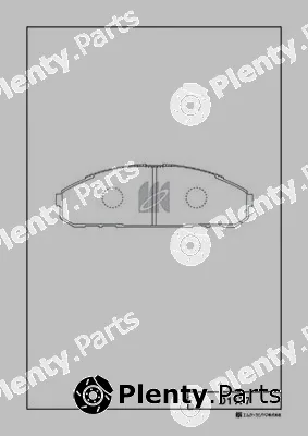 MK Kashiyama D1177 — Brake Pad Set, disc brake