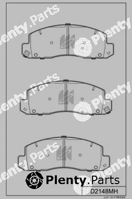 MK Kashiyama D2148MH — Brake Pad Set, disc brake