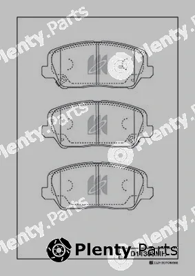 MK Kashiyama D11305MH — Brake Pad Set, disc brake