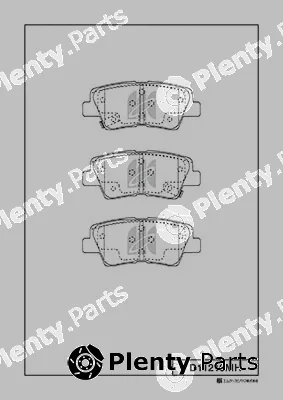 MK Kashiyama D11210MH — Brake Pad Set, disc brake