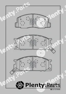 MK Kashiyama D2077M — Brake Pad Set, disc brake