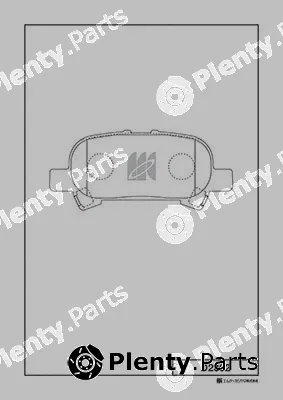 MK Kashiyama D2302 — Brake Pad Set, disc brake