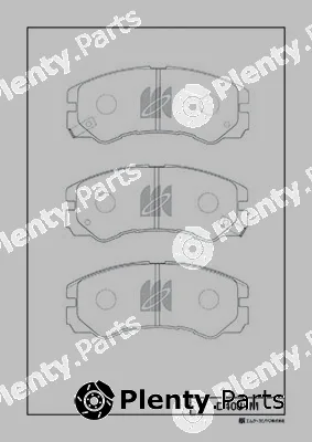 MK Kashiyama D4031M — Brake Pad Set, disc brake